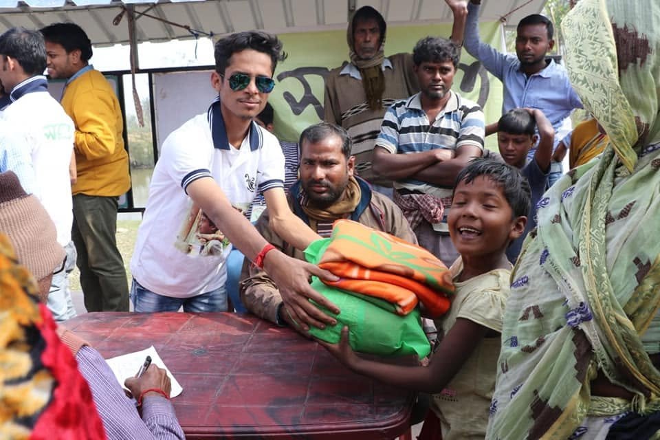 Distribution After Bulbul Cyclone At Gobardhanpur, Patharpratima, 2019, photo 11