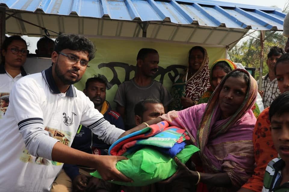 Distribution After Bulbul Cyclone At Gobardhanpur, Patharpratima, 2019, photo 9