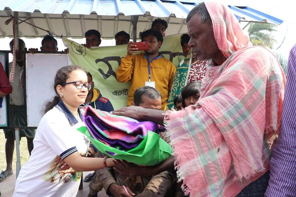 Distribution After Bulbul Cyclone At Gobardhanpur, Patharpratima, 2019, photo 12
