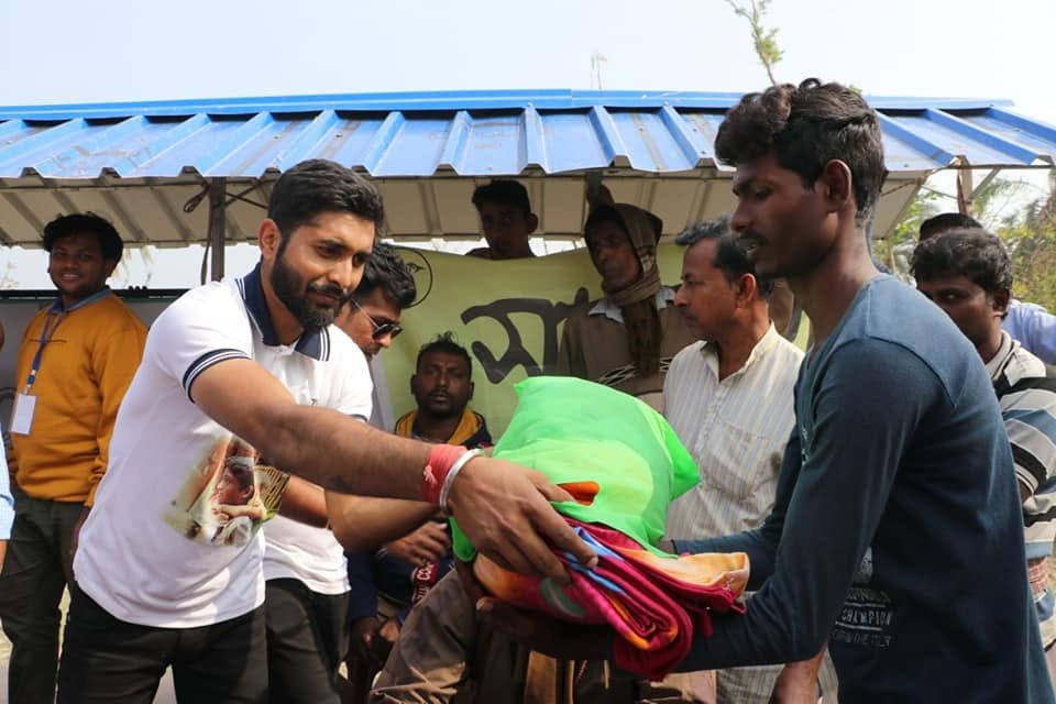 Distribution After Bulbul Cyclone At Gobardhanpur, Patharpratima, 2019, photo 7