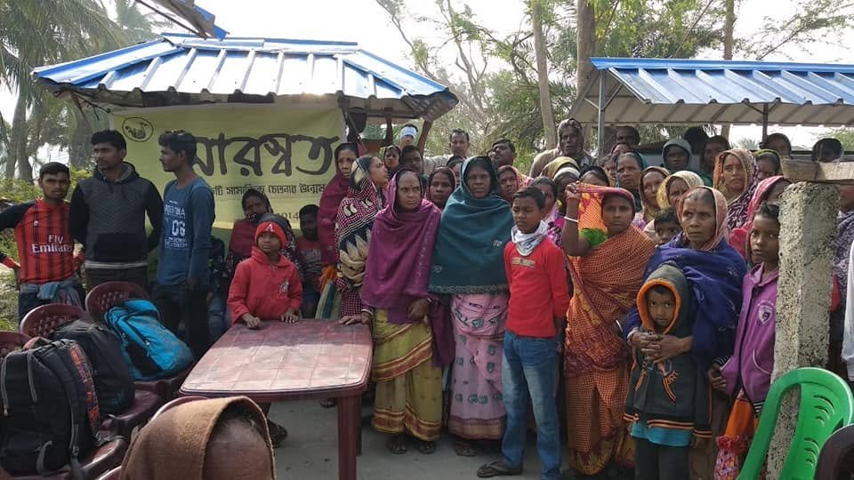 Distribution After Bulbul Cyclone At Gobardhanpur, Patharpratima, 2019, photo 13