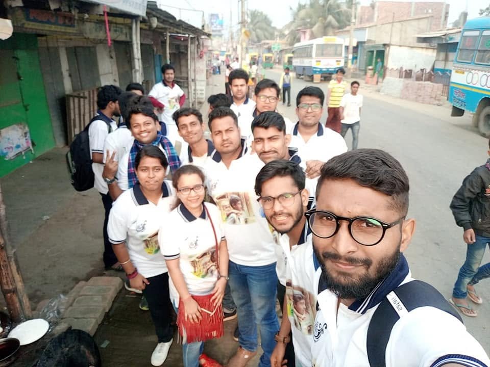 Gosaba Bali Dwip Widow Village Cloth Distribution, 2019, photo 15
