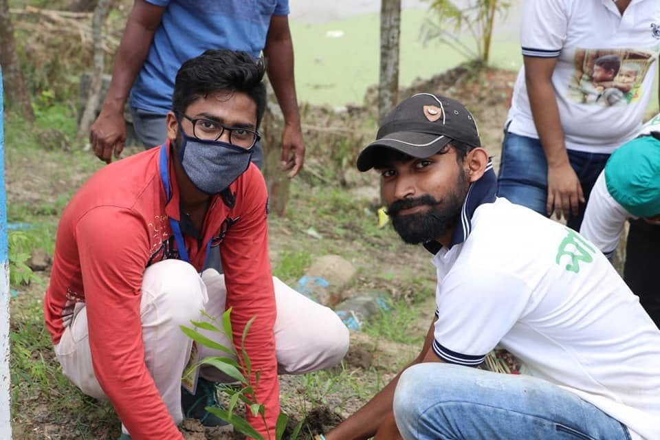 Distribution At Nandakumarpur After Flood, 2020, photo 2