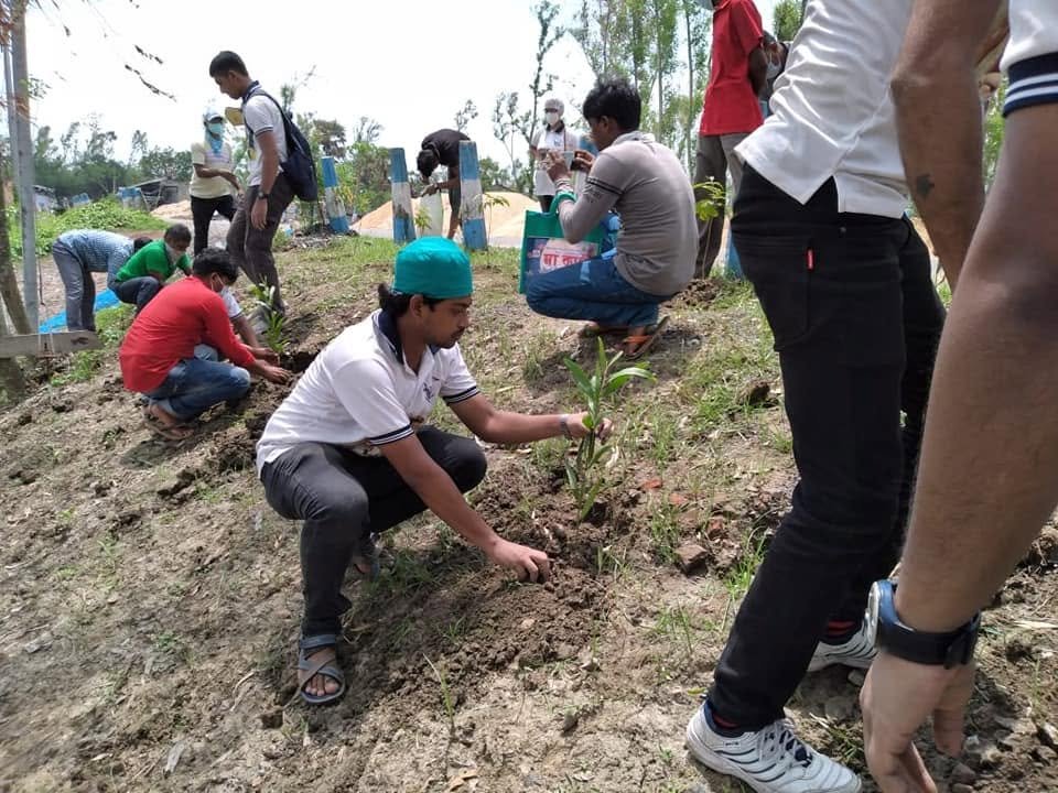 Distribution At Nandakumarpur After Flood, 2020, photo 29