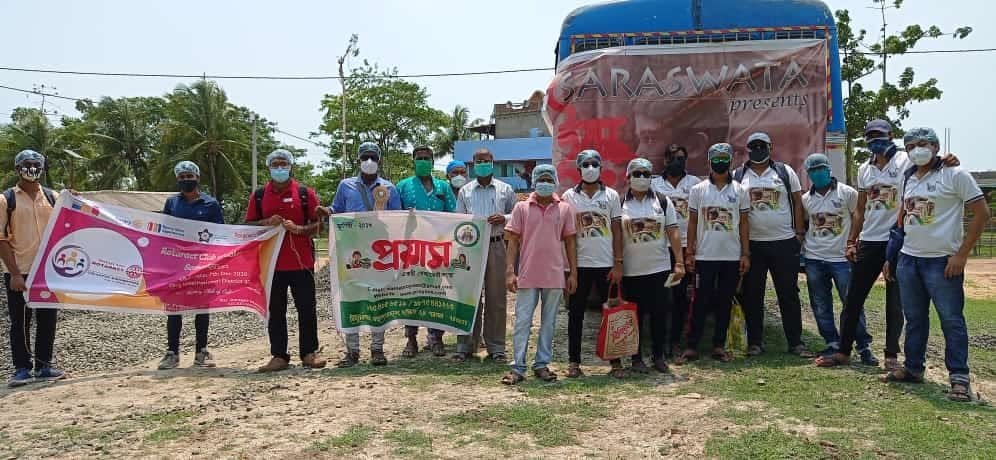 Yash Relief Work Mahabatnagar, Kuemari Village , Sundarban, 2021, photo 15
