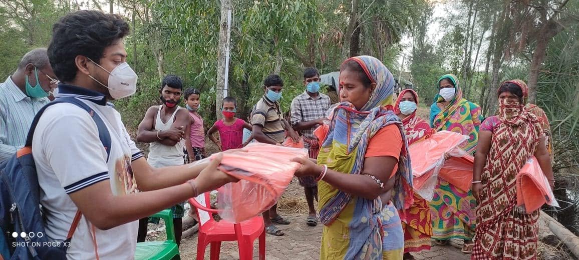 Yash Relief Work Mahabatnagar, Kuemari Village , Sundarban, 2021, photo 12