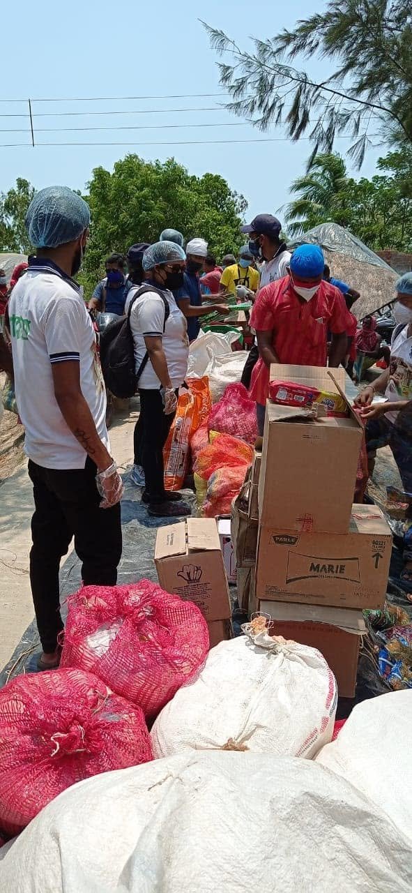 Yash Relief Work Mahabatnagar, Kuemari Village , Sundarban, 2021, photo 13