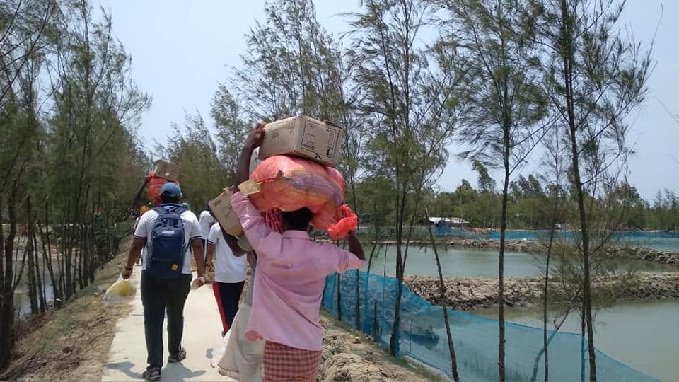 Yash Relief Work Mahabatnagar, Kuemari Village , Sundarban, 2021, photo 10