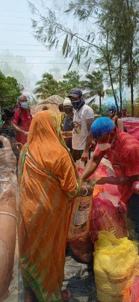 Yash Relief Work Mahabatnagar, Kuemari Village , Sundarban, 2021, photo 3